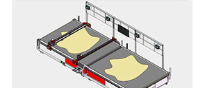 Integrating cutting, feeding, and collecting functions into one machine