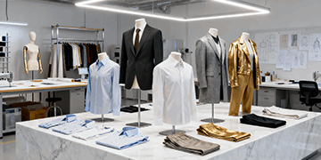 digital garment sample room