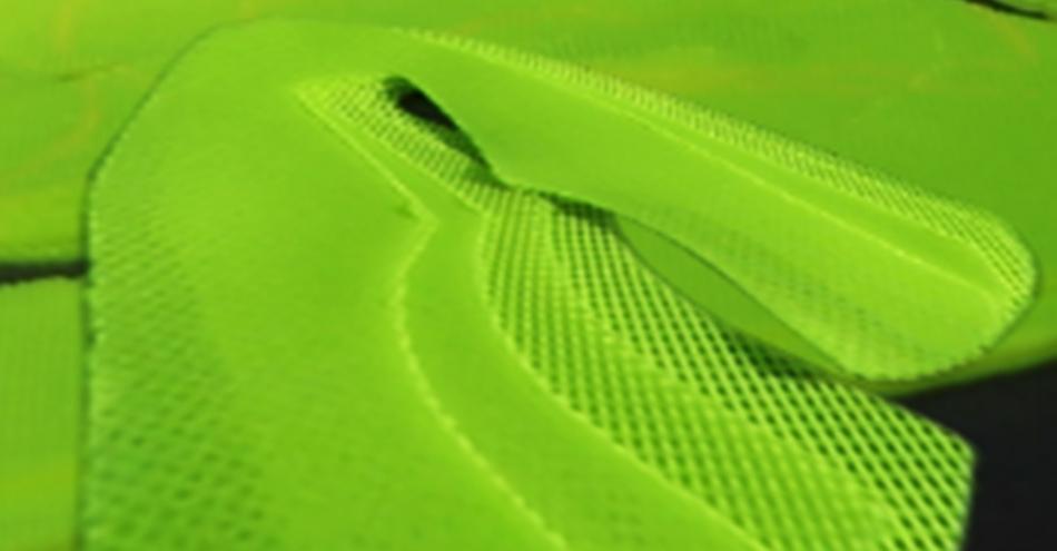 mesh fabric knife cutting